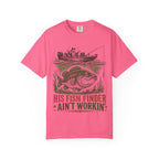 Bass Fishing T-Shirt — “His Fish Finder Ain’t Workin’”