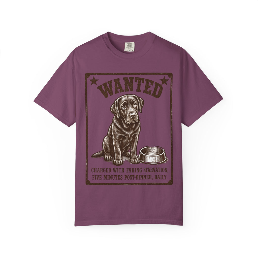 Chocolate Lab Wanted - Ate But Starving T-Shirt
