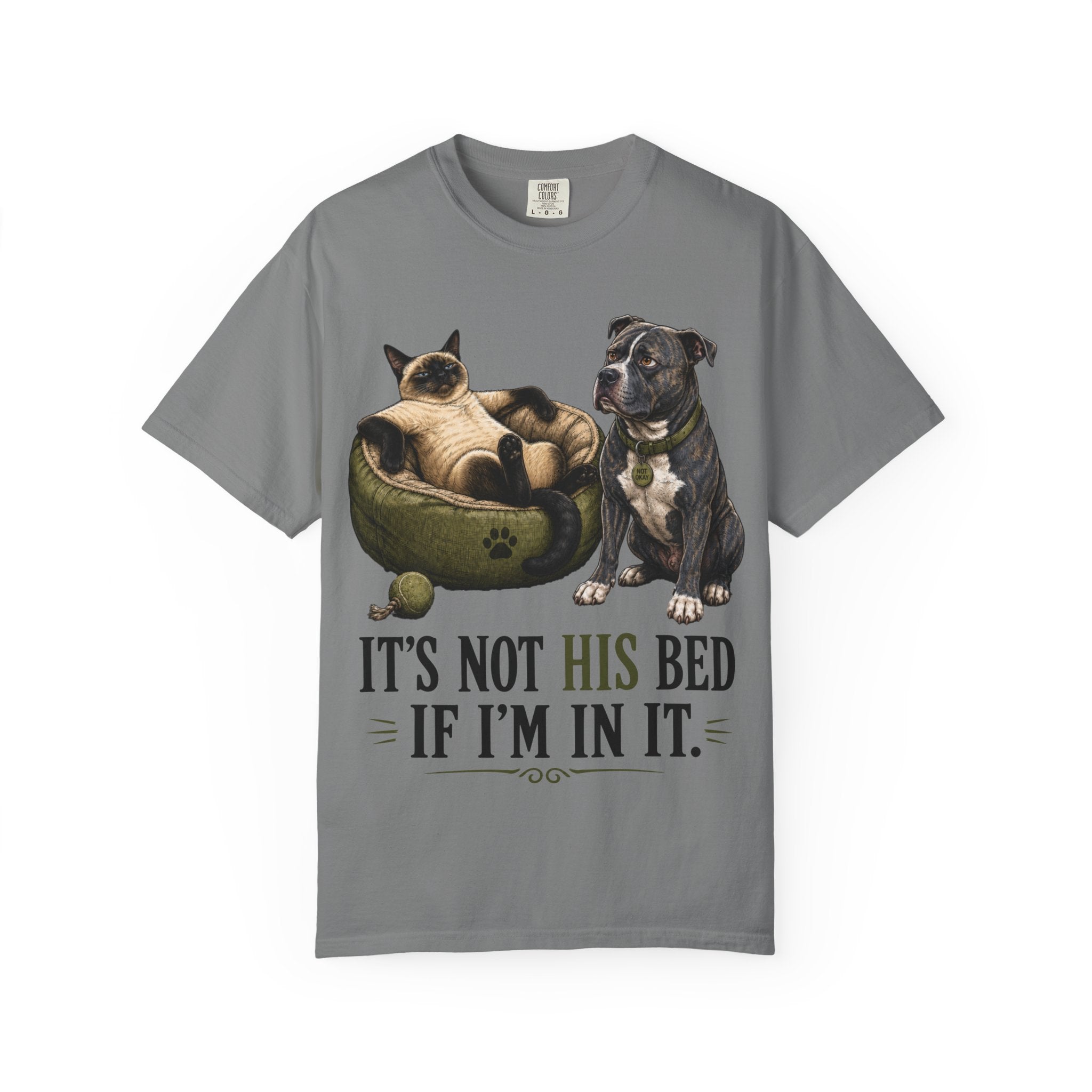 Cat Claims Bed T-Shirt