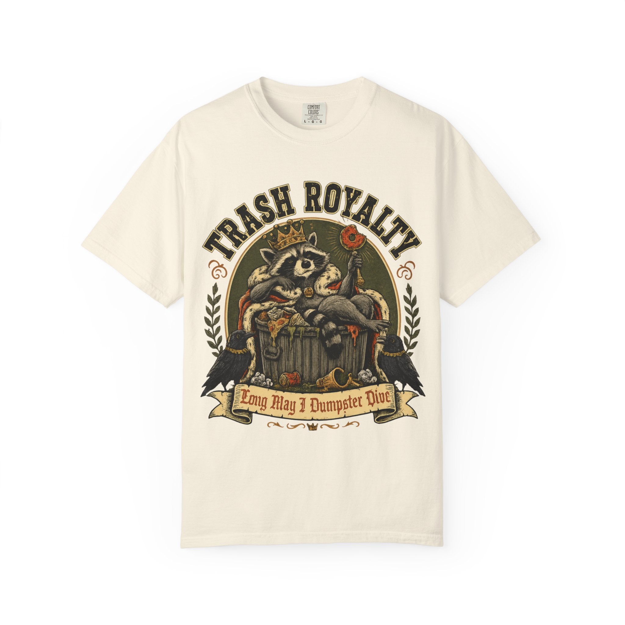 Raccoon Trash Royalty
