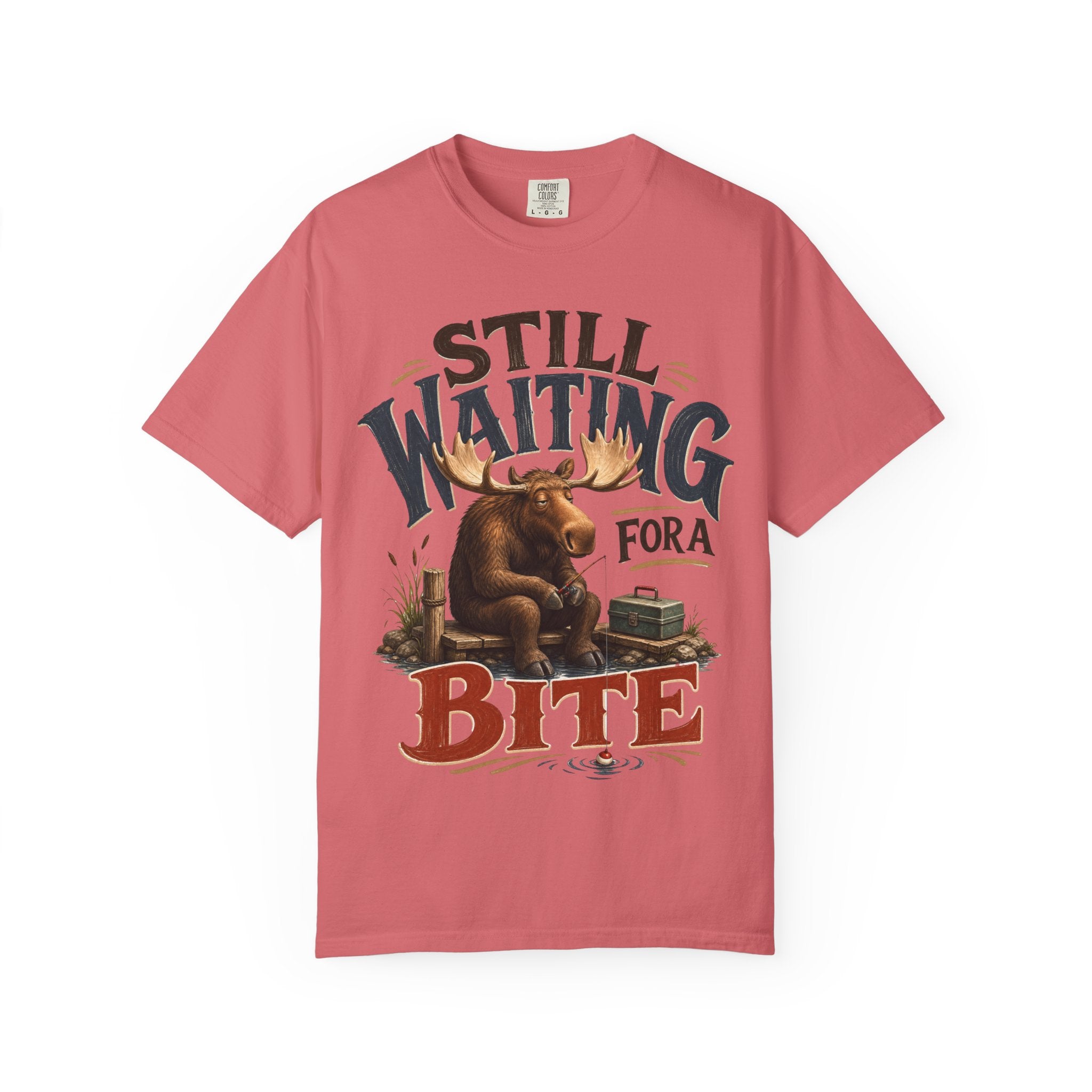 Moose Ice Fishing T-Shirt