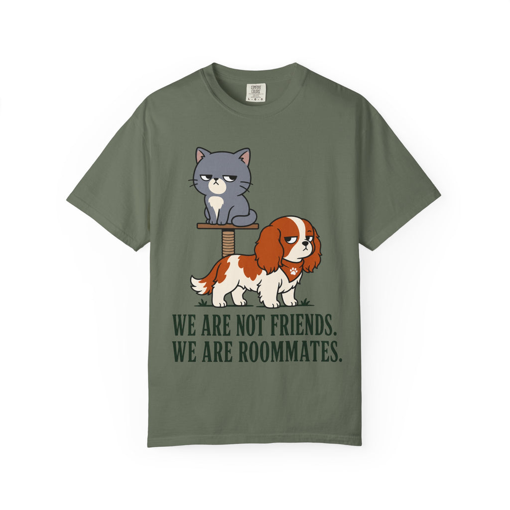 Cat & Dog Roommates T-Shirt