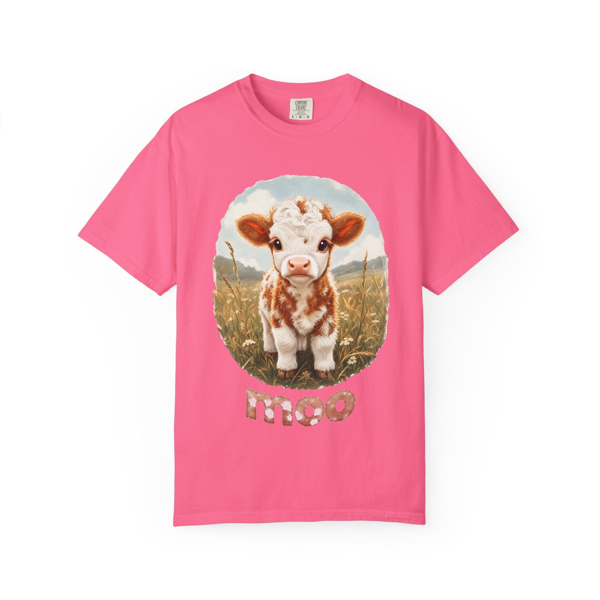 Highland Cow Calf 'Moo' T-Shirt