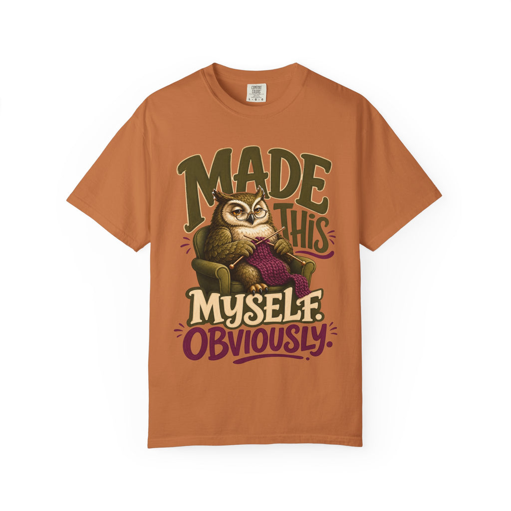 Owl Knitting T-Shirt