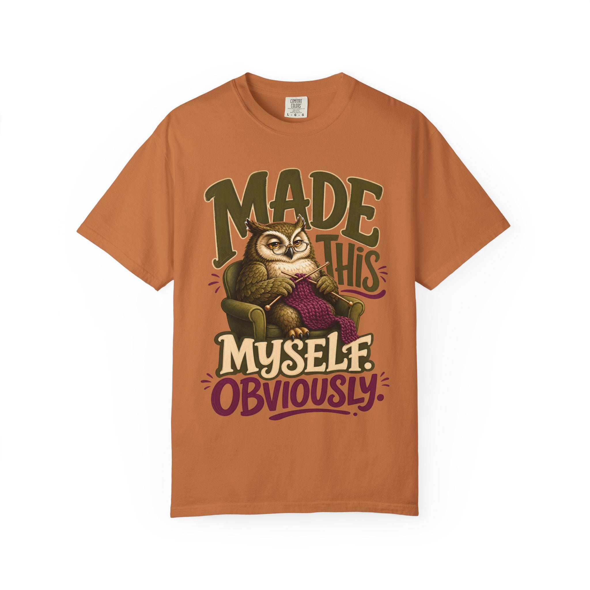 Owl Knitting T-Shirt