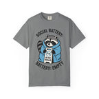 Raccoon - Social Battery Empty T-Shirt