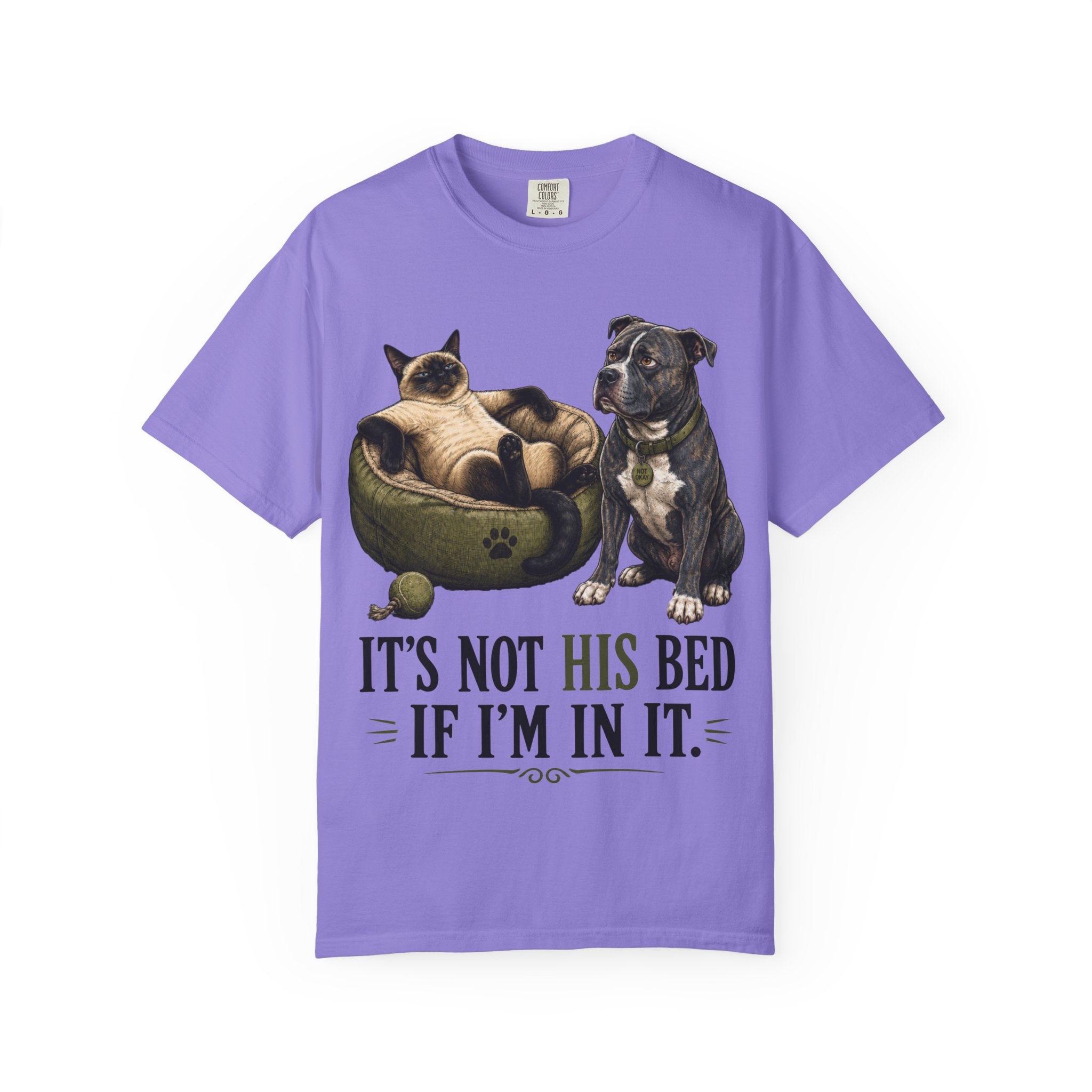 Cat Claims Bed T-Shirt