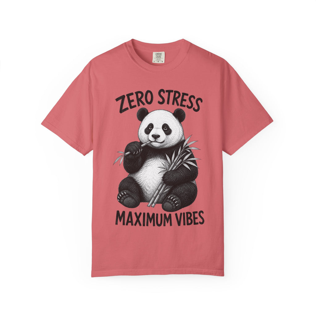 Panda - Zero Stress, Max Vibes T-Shirt