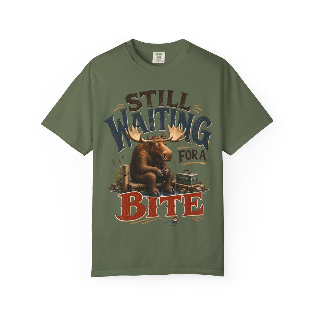 Moose Ice Fishing T-Shirt
