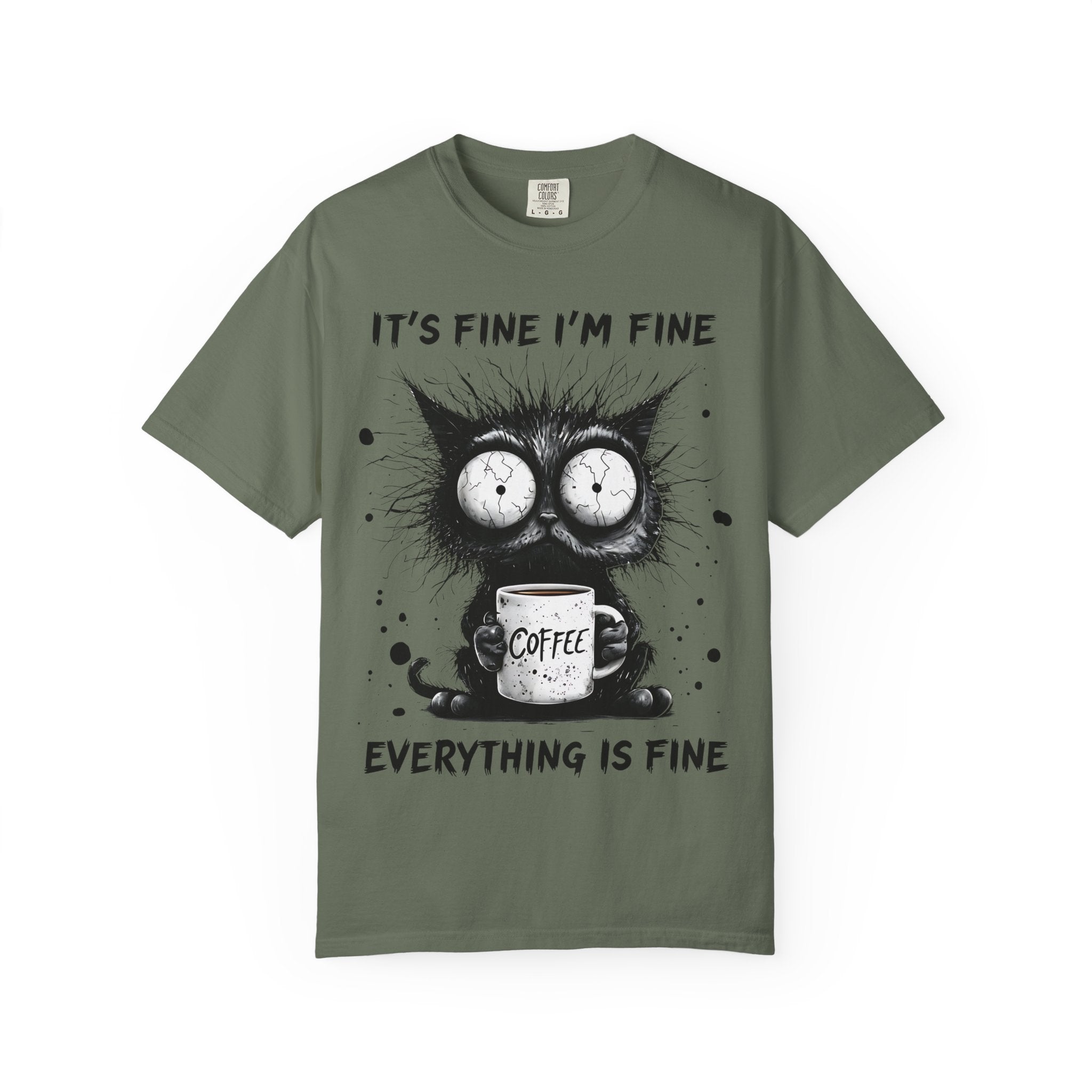 Cat - Everything Is Fine T-Shirt