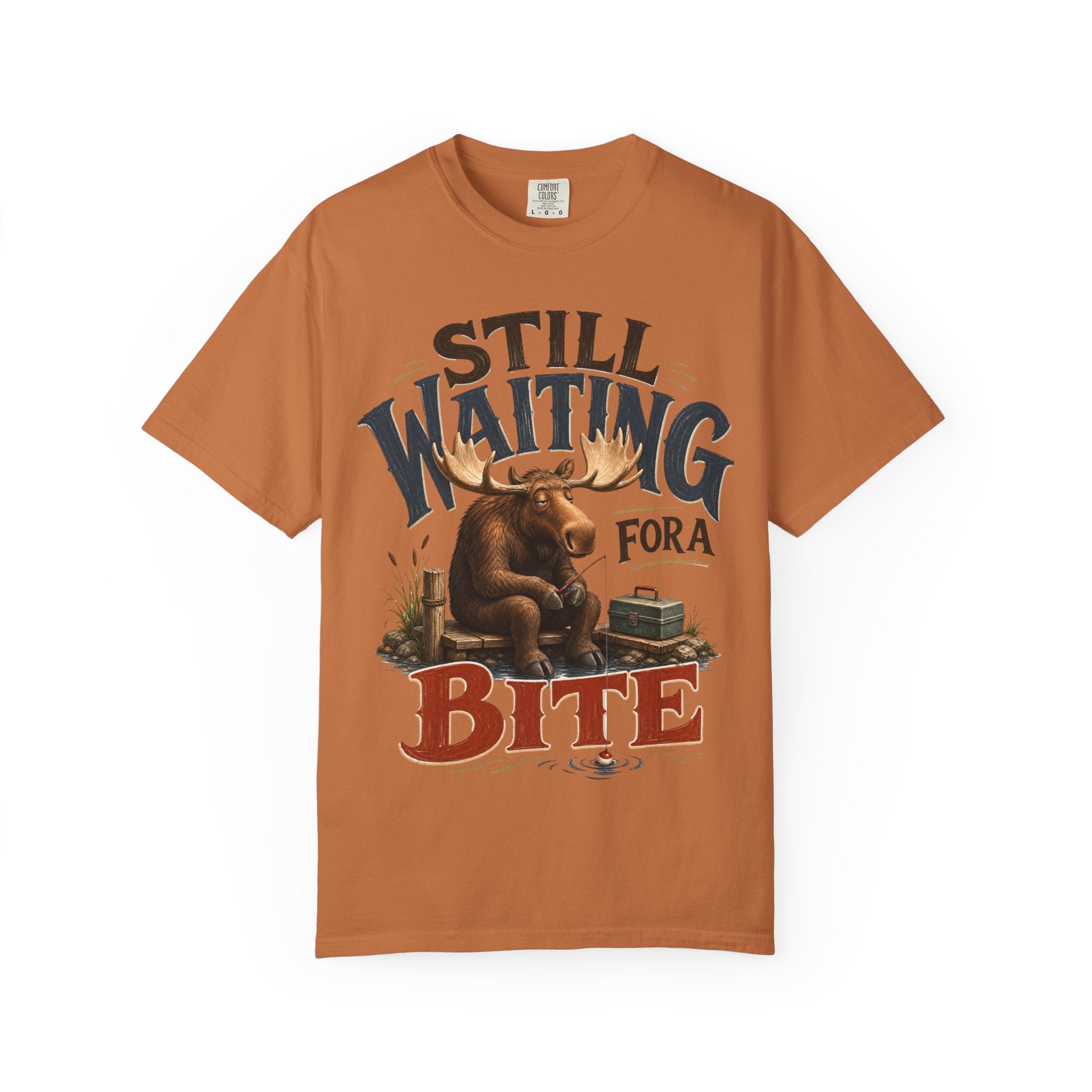 Moose Ice Fishing T-Shirt