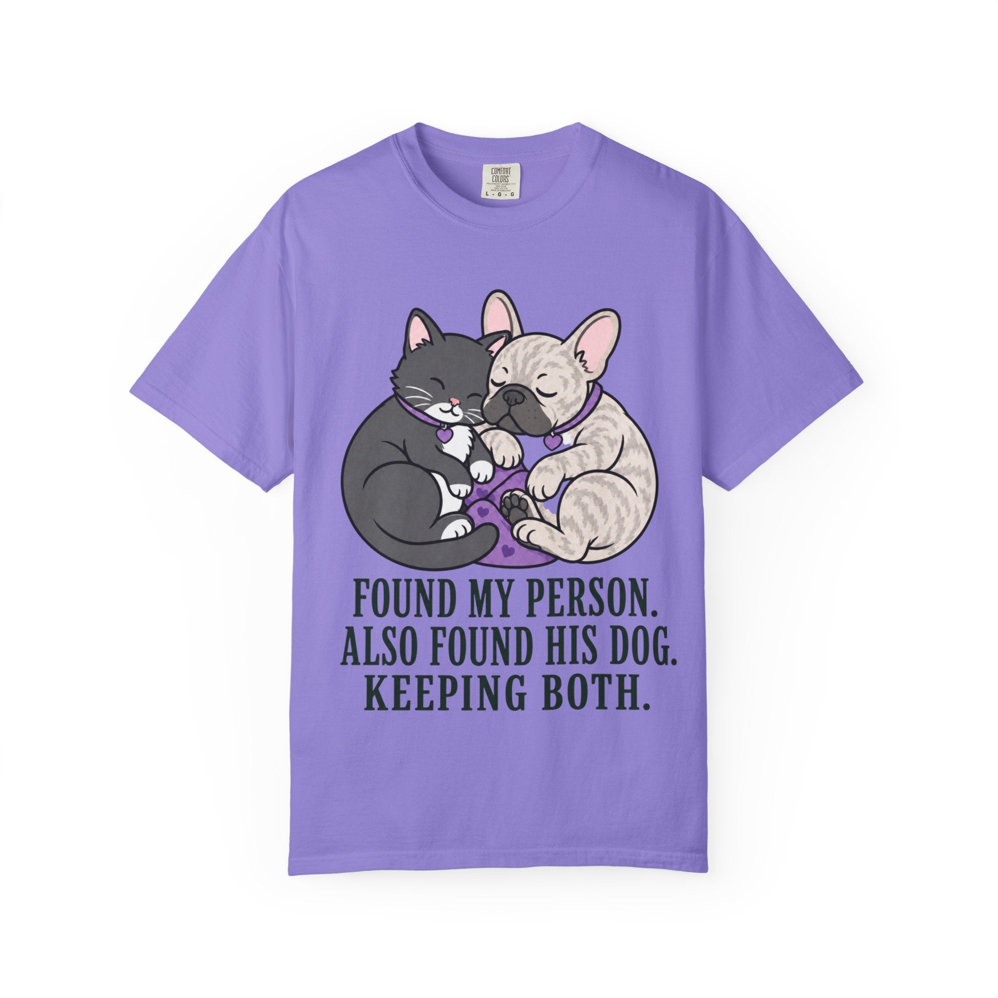 Cat & Dog Snuggle T-Shirt