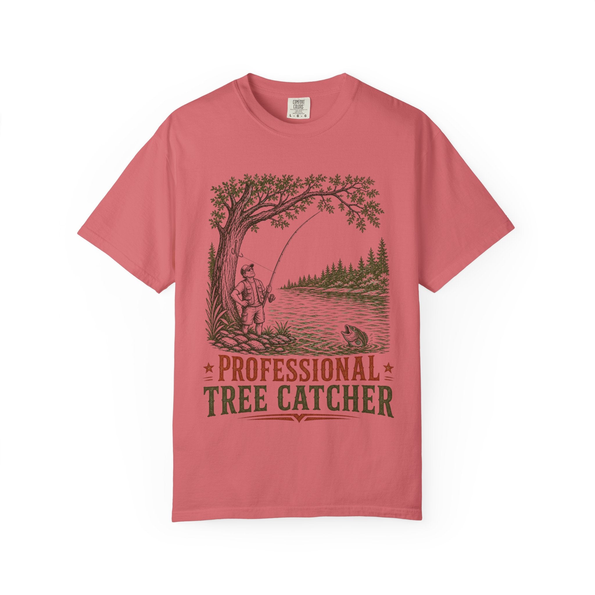 Bass Fishing T-Shirt - Professional Tree Catcher