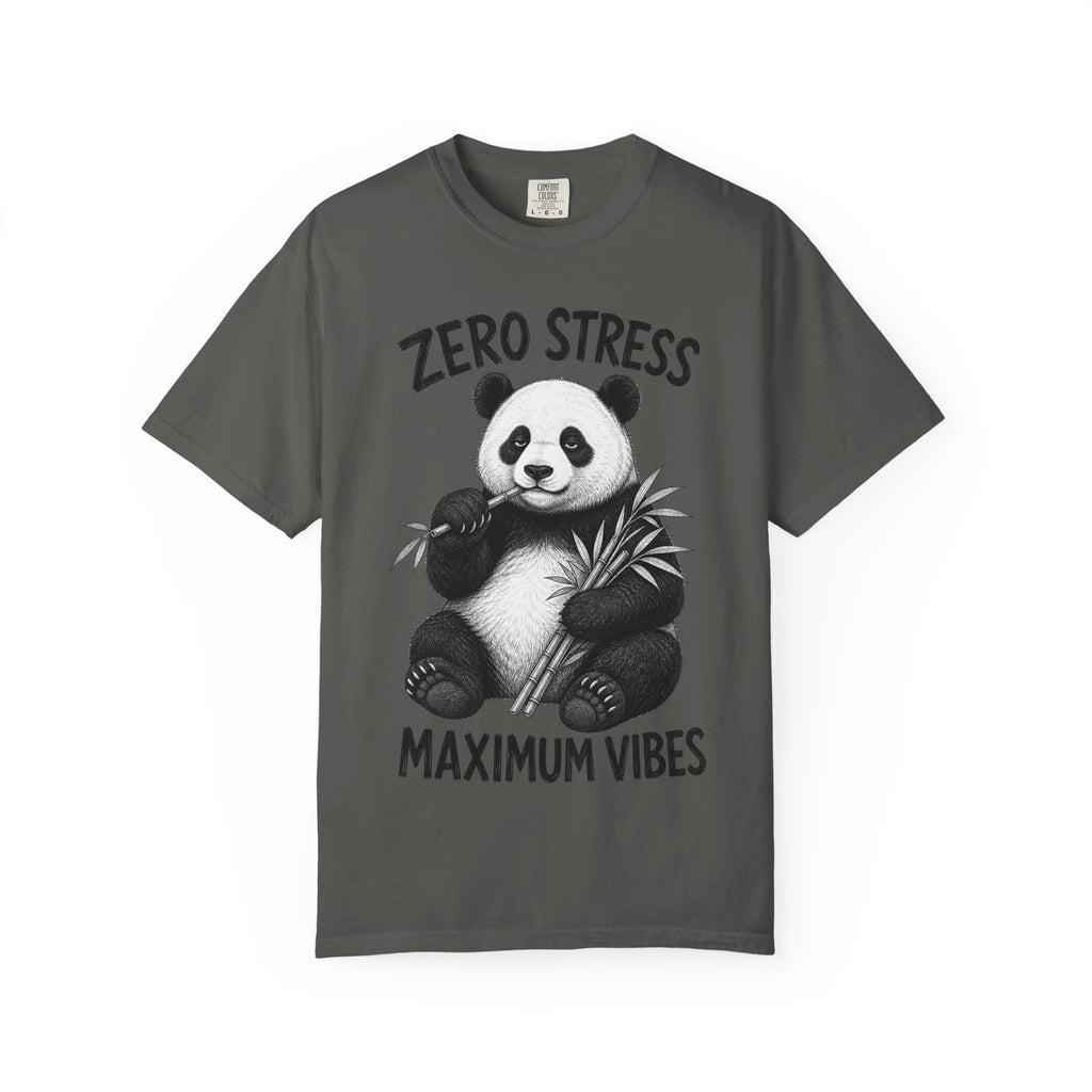 Panda - Zero Stress, Max Vibes T-Shirt