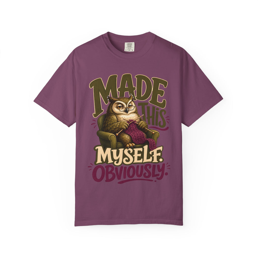 Owl Knitting T-Shirt