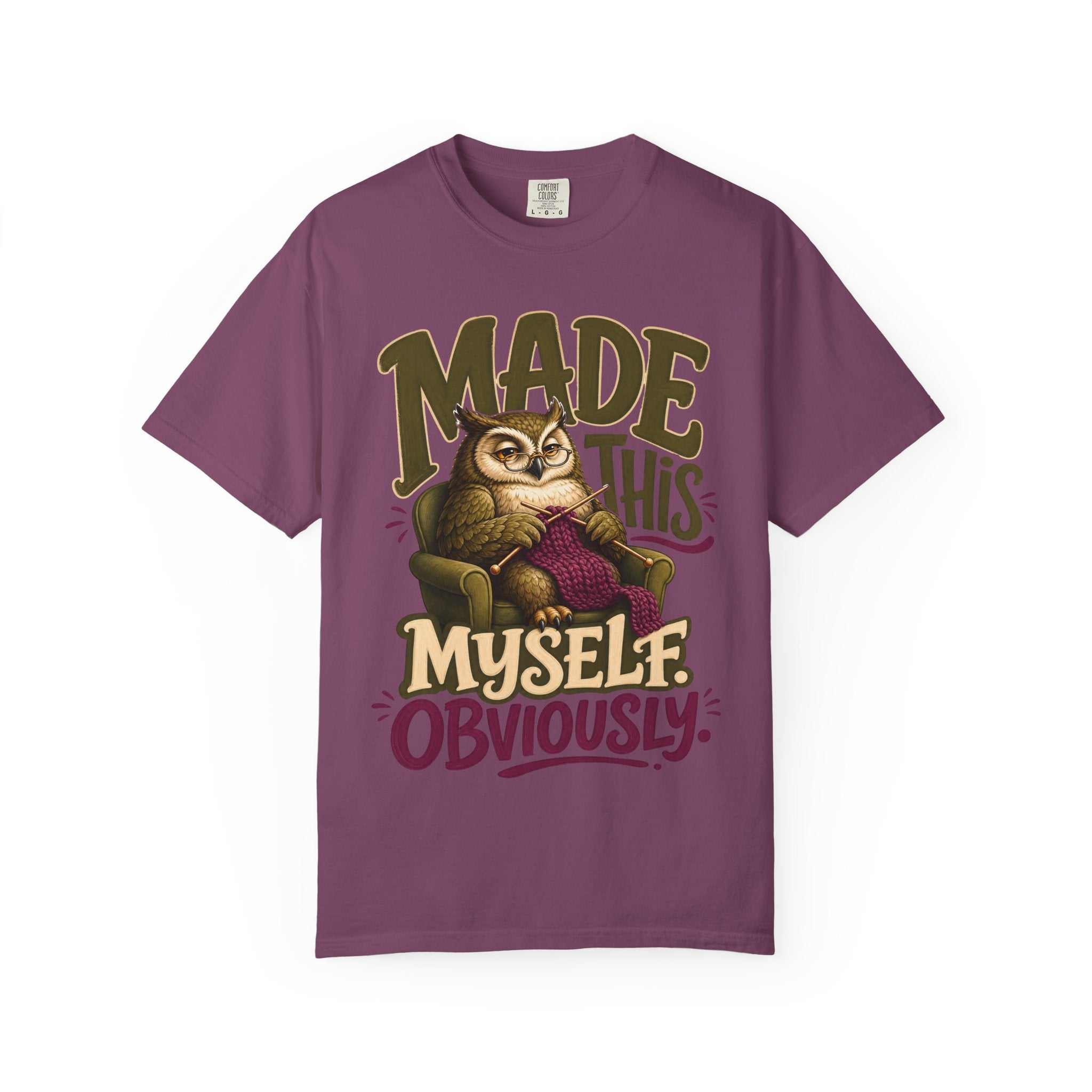 Owl Knitting T-Shirt