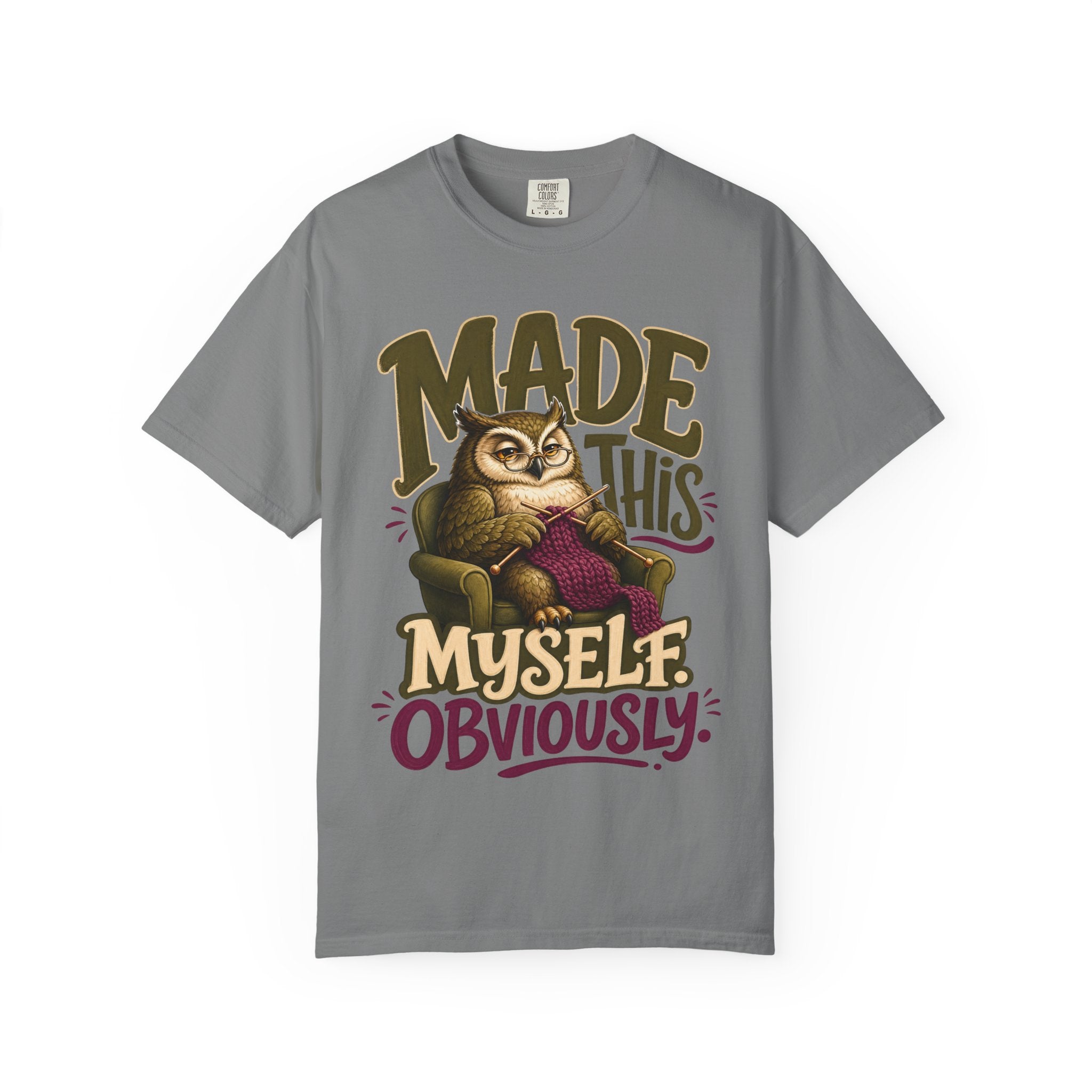 Owl Knitting T-Shirt
