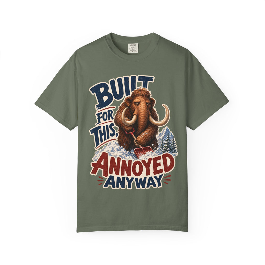 Wooley Mammoth Snow Shovel T-Shirt