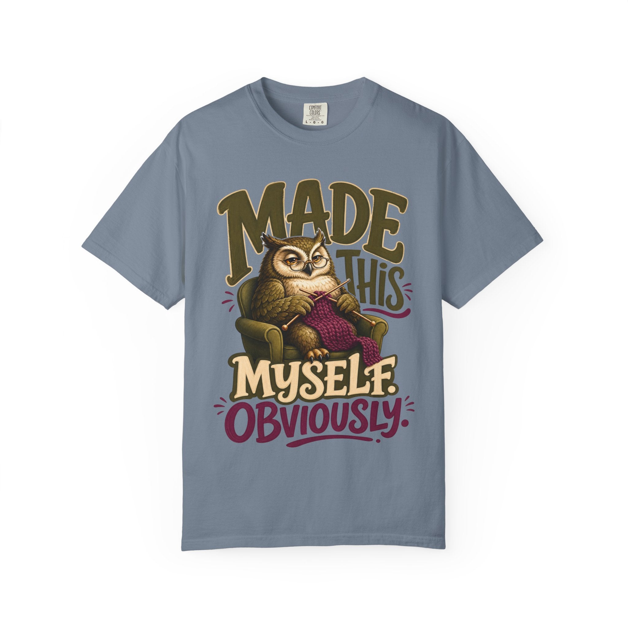 Owl Knitting T-Shirt