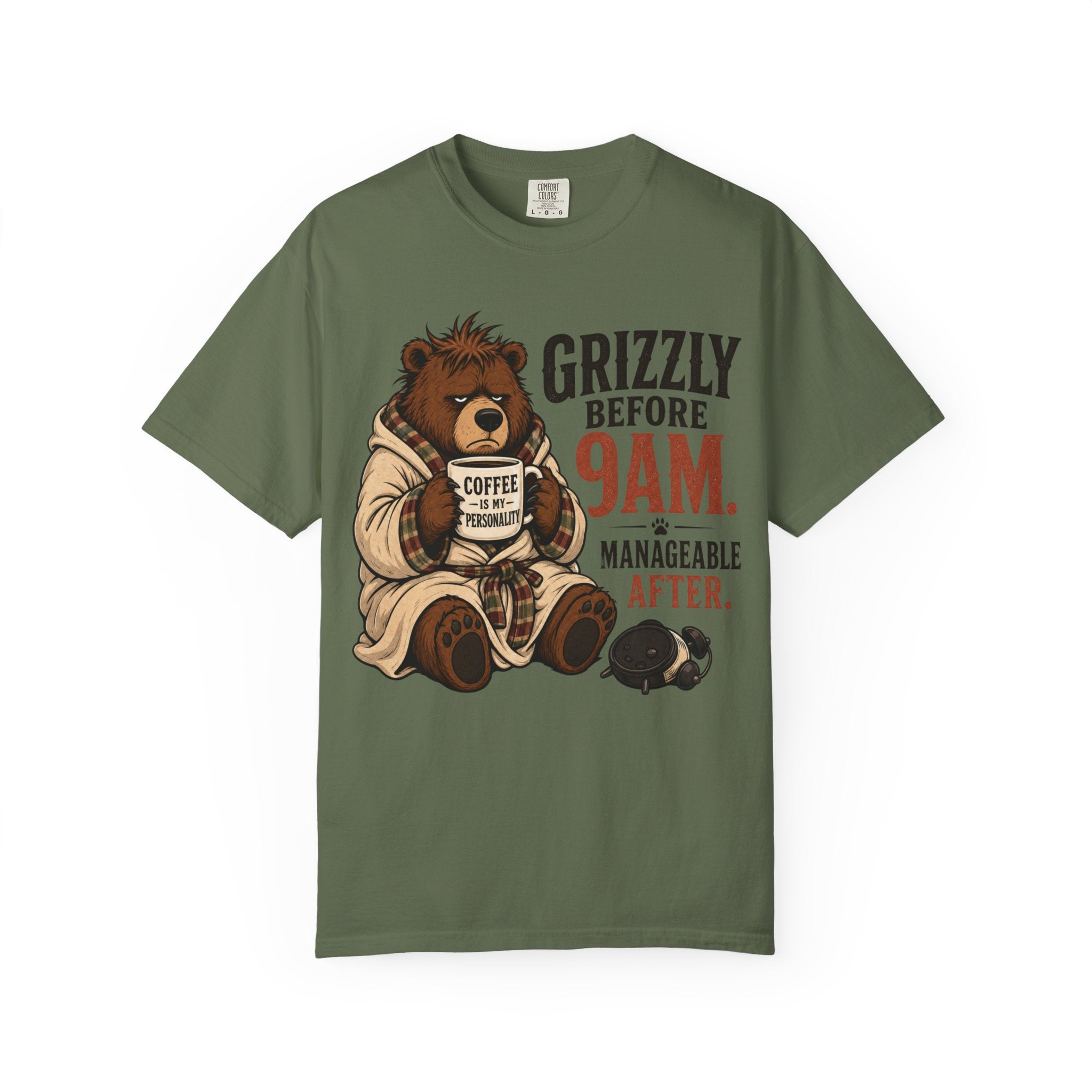 Grizzly Before 9AM Coffee T-Shirt