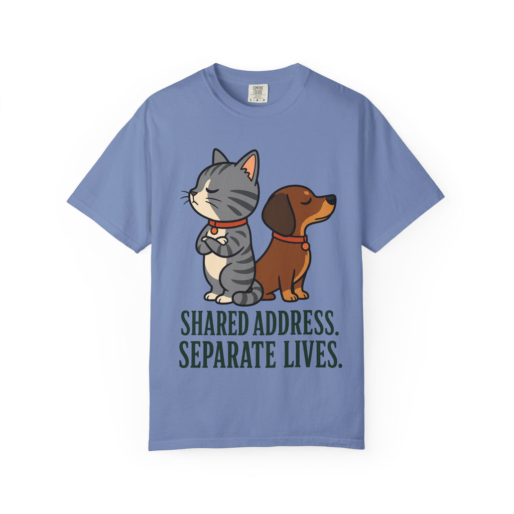 Cat & Dog Shared Address T-Shirt
