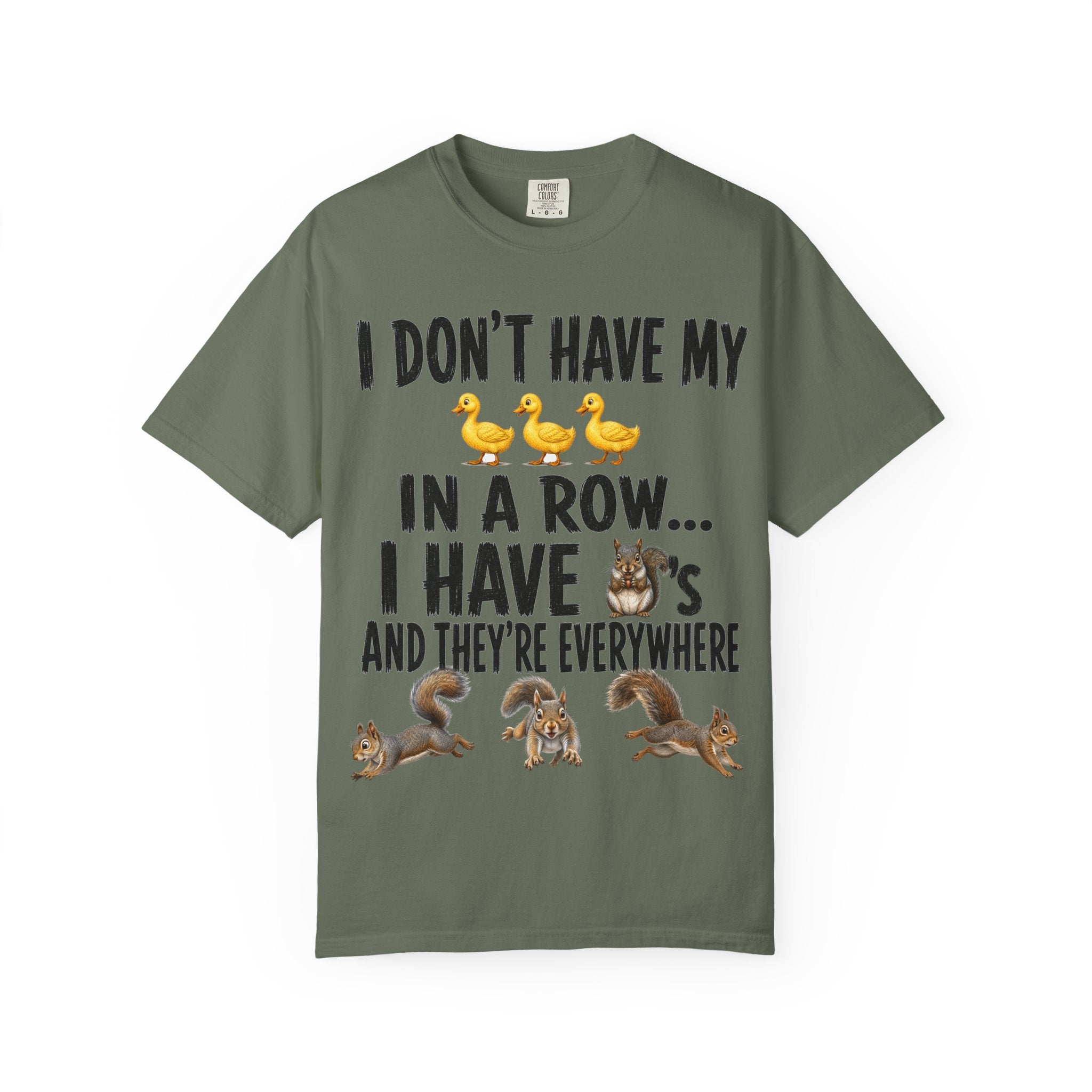 Ducks in a Row - Squirrels T-Shirt