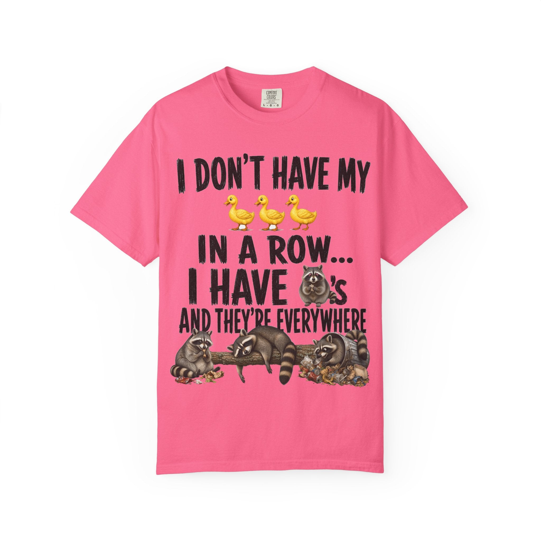 Ducks in a Row - Raccoons T-Shirt