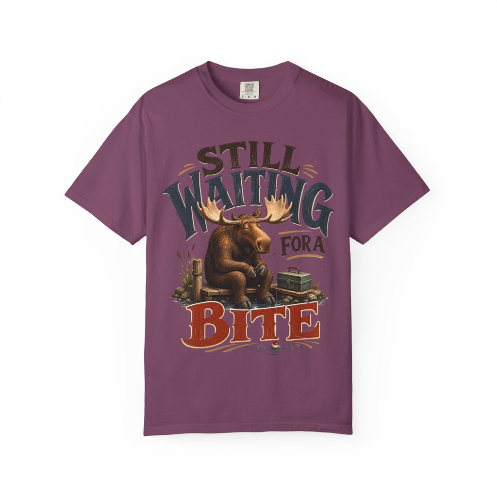 Moose Ice Fishing T-Shirt