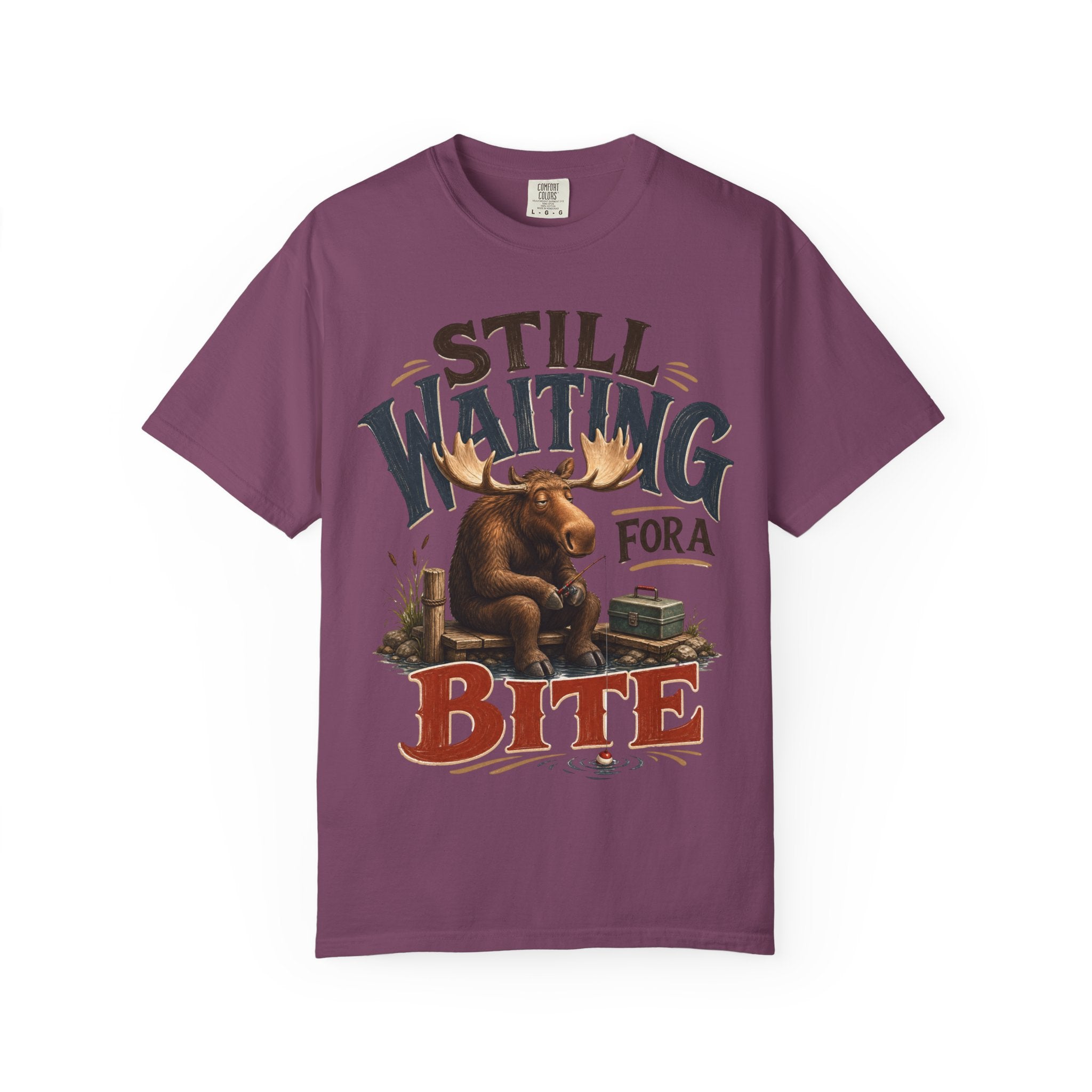 Moose Ice Fishing T-Shirt