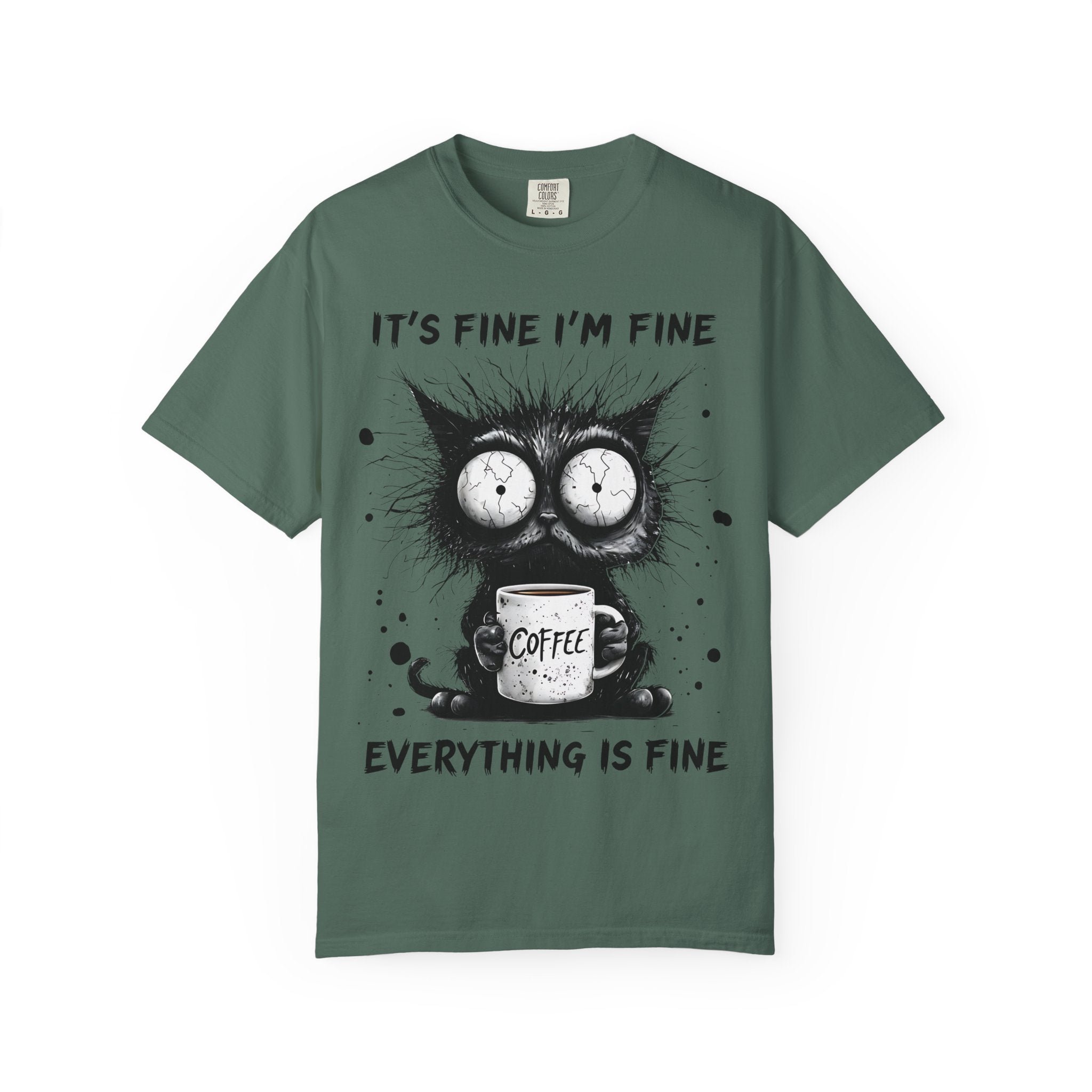 Cat - Everything Is Fine T-Shirt