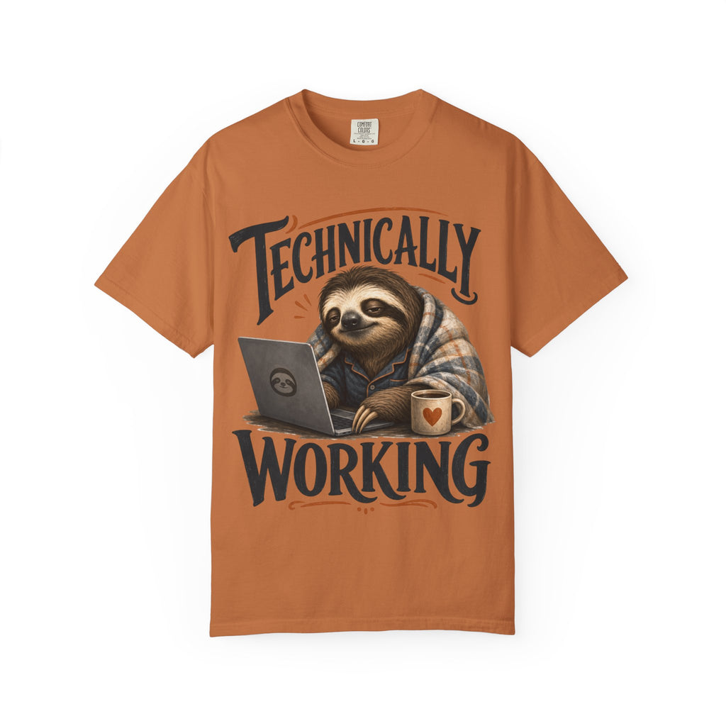 Technically Working Sloth T-Shirt