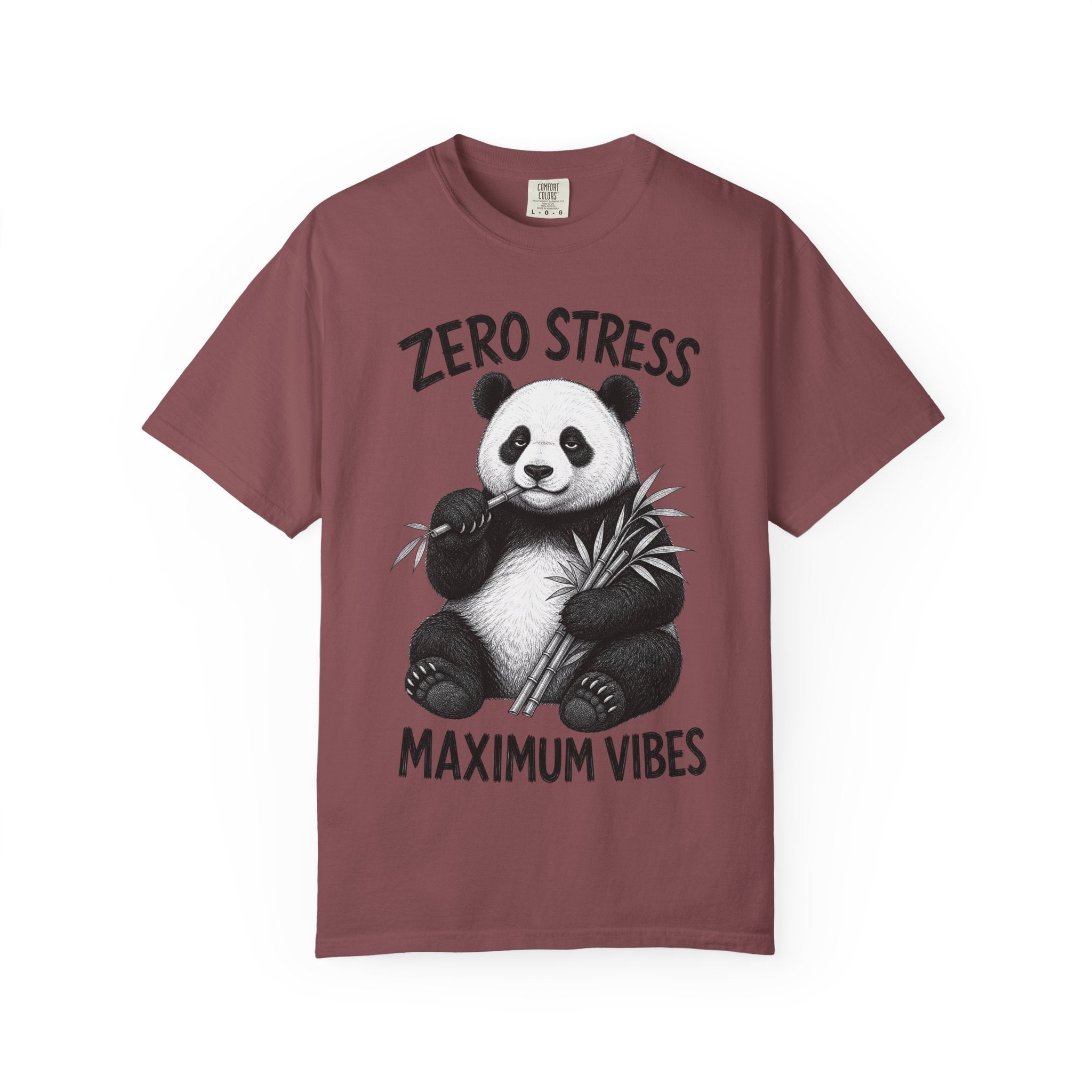 Panda - Zero Stress, Max Vibes T-Shirt