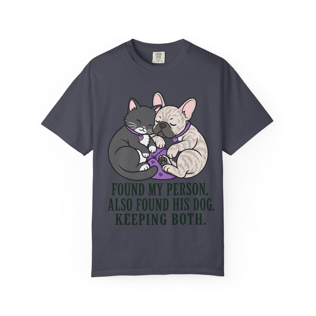 Cat & Dog Snuggle T-Shirt