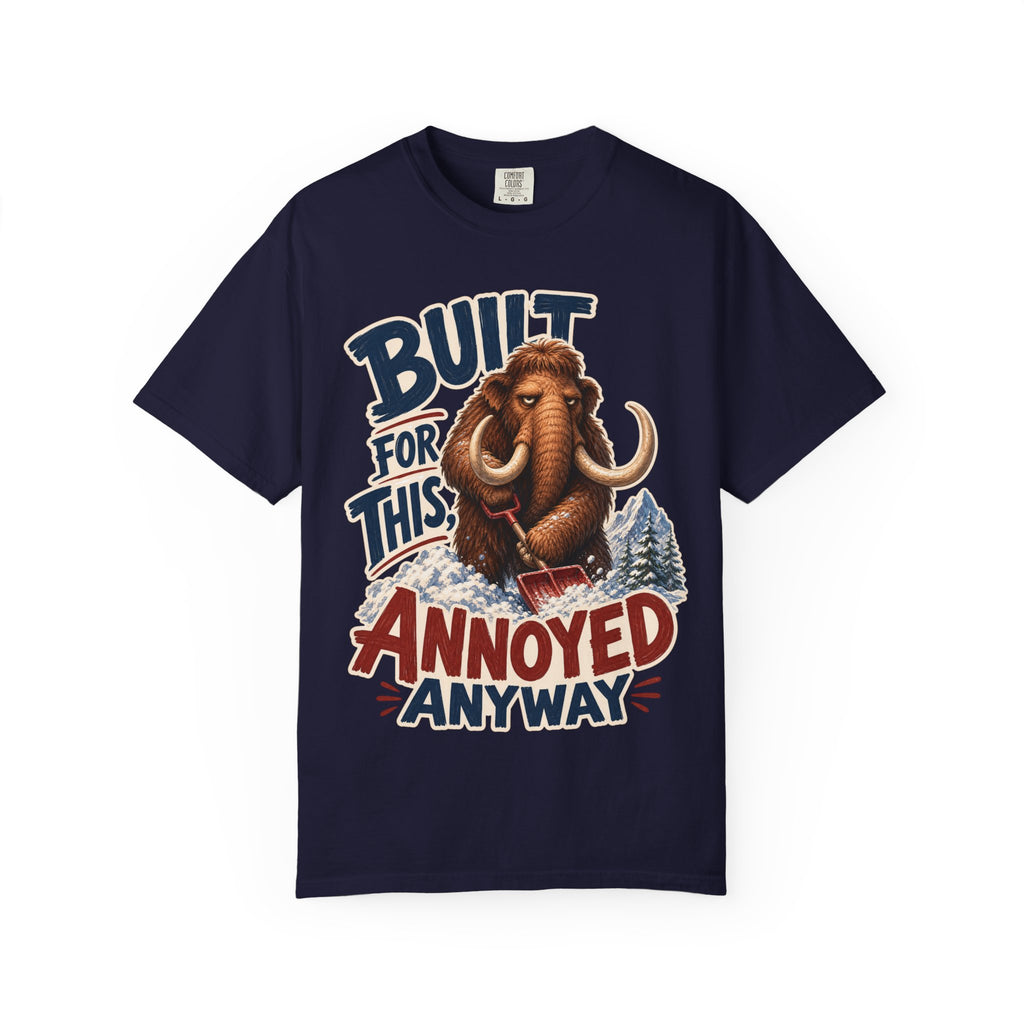 Wooley Mammoth Snow Shovel T-Shirt
