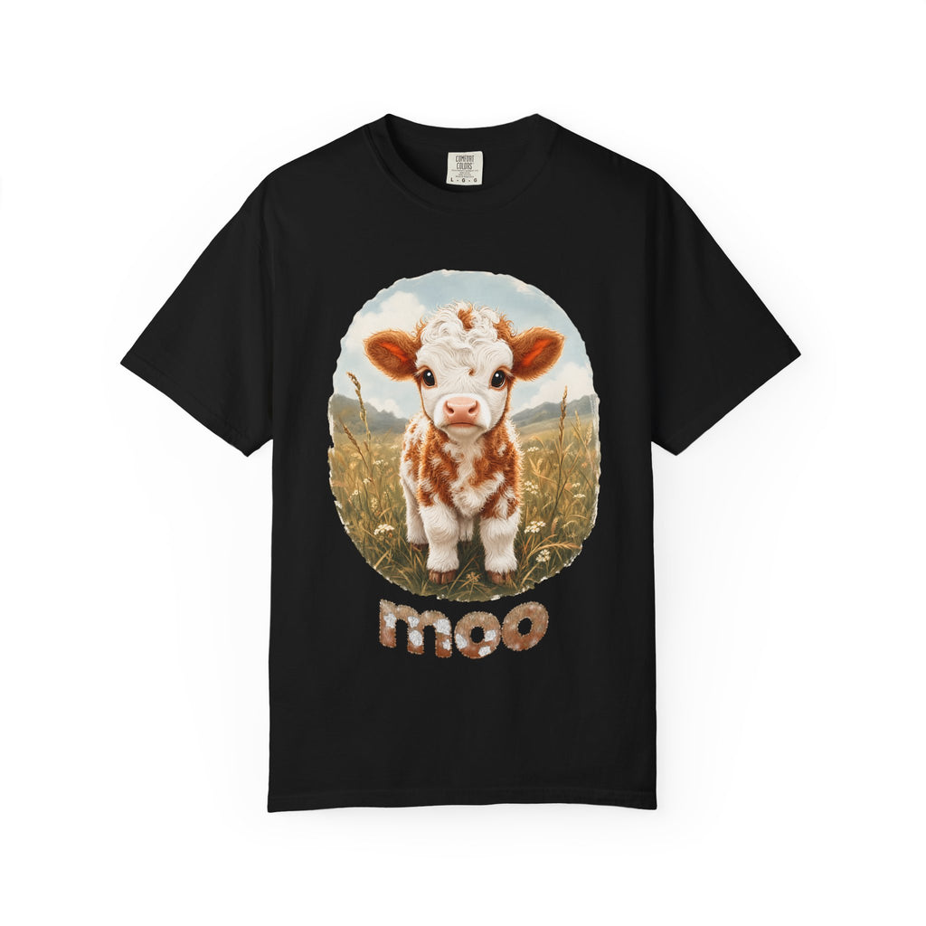 Highland Cow Calf 'Moo' T-Shirt