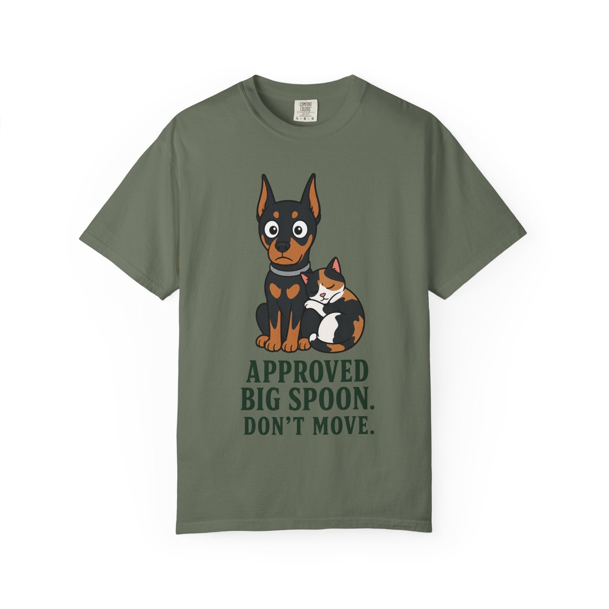 Cat & Dog Big Spoon T-Shirt