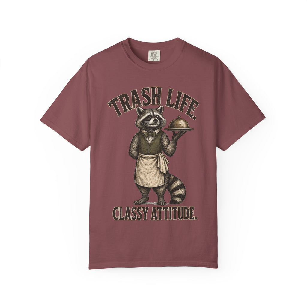 Raccoon Trash Life Classy Attitude T-Shirt