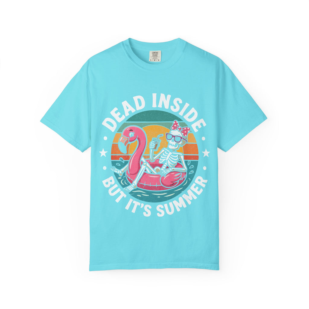 Skeleton Flamingo Pool Float Retro
