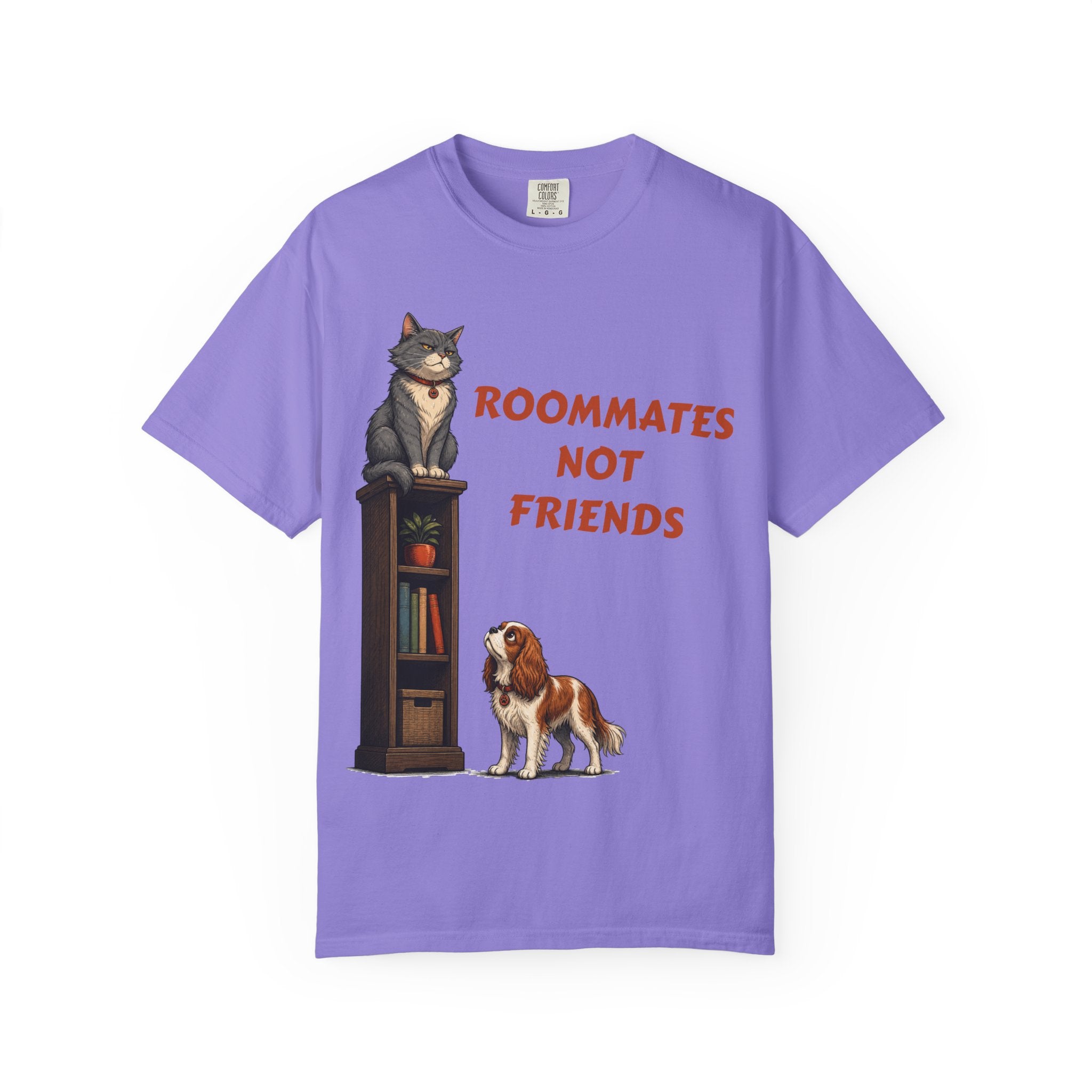 Cat & Dog Roommates T-Shirt