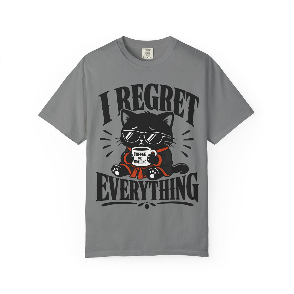 Cat - I Regret Everything T‑Shirt