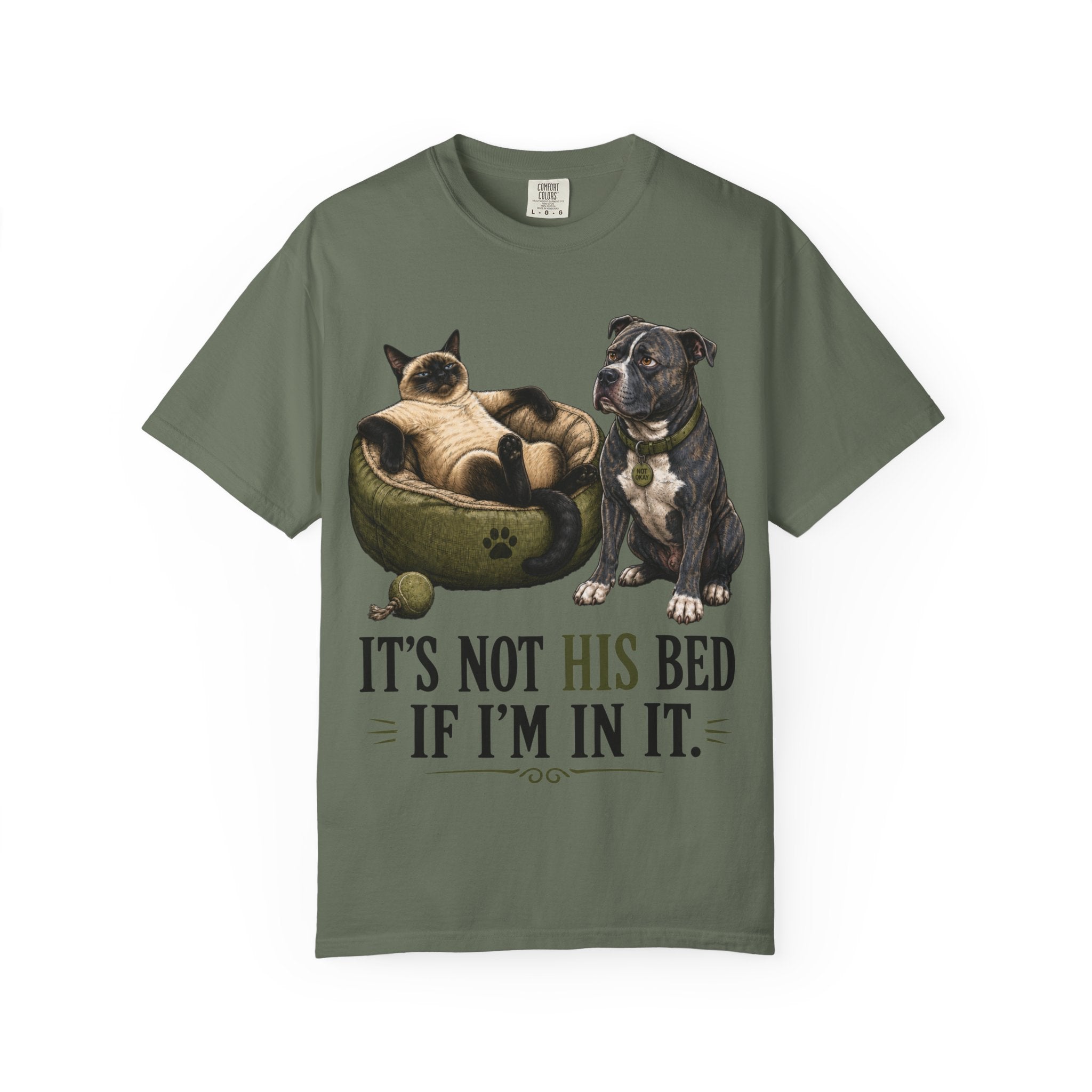 Cat Claims Bed T-Shirt