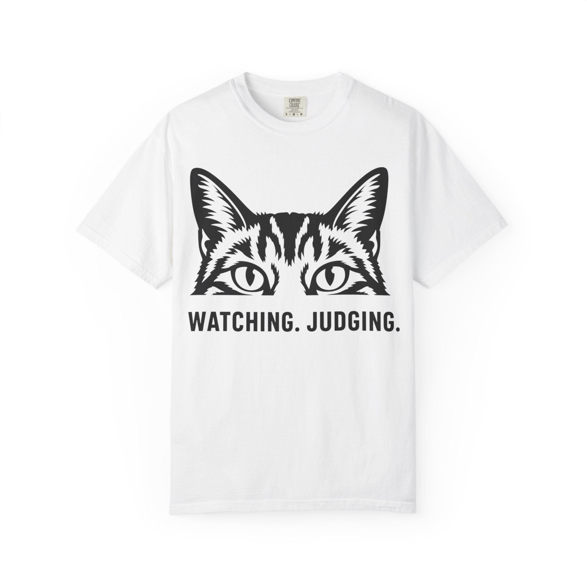 Cat Watching. Judging. T-Shirt