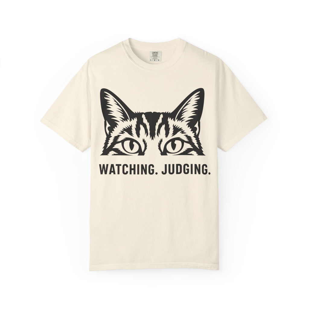 Cat Watching. Judging. T-Shirt