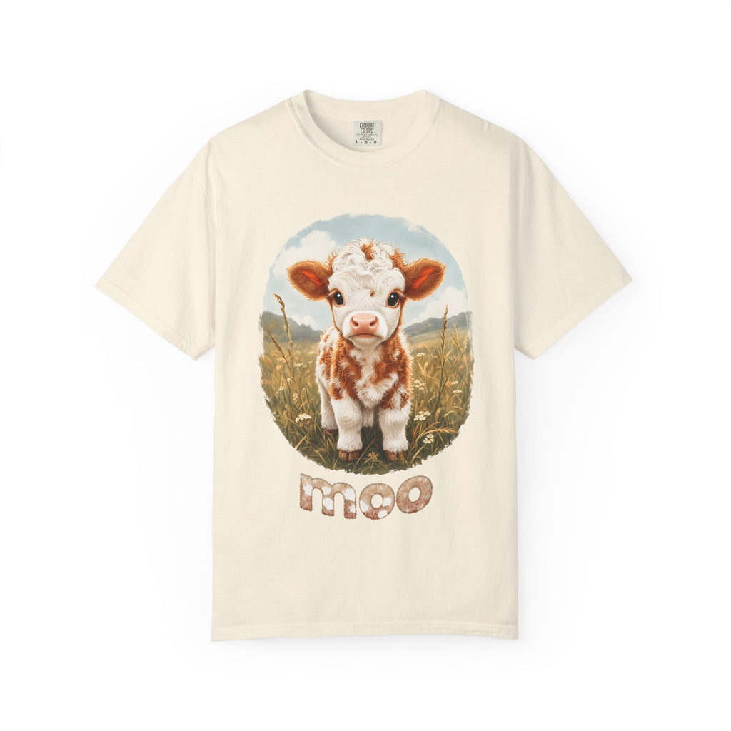 Highland Cow Calf 'Moo' T-Shirt