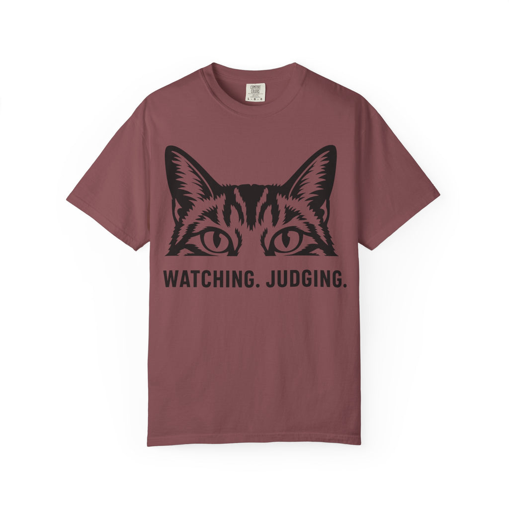 Cat Watching. Judging. T-Shirt