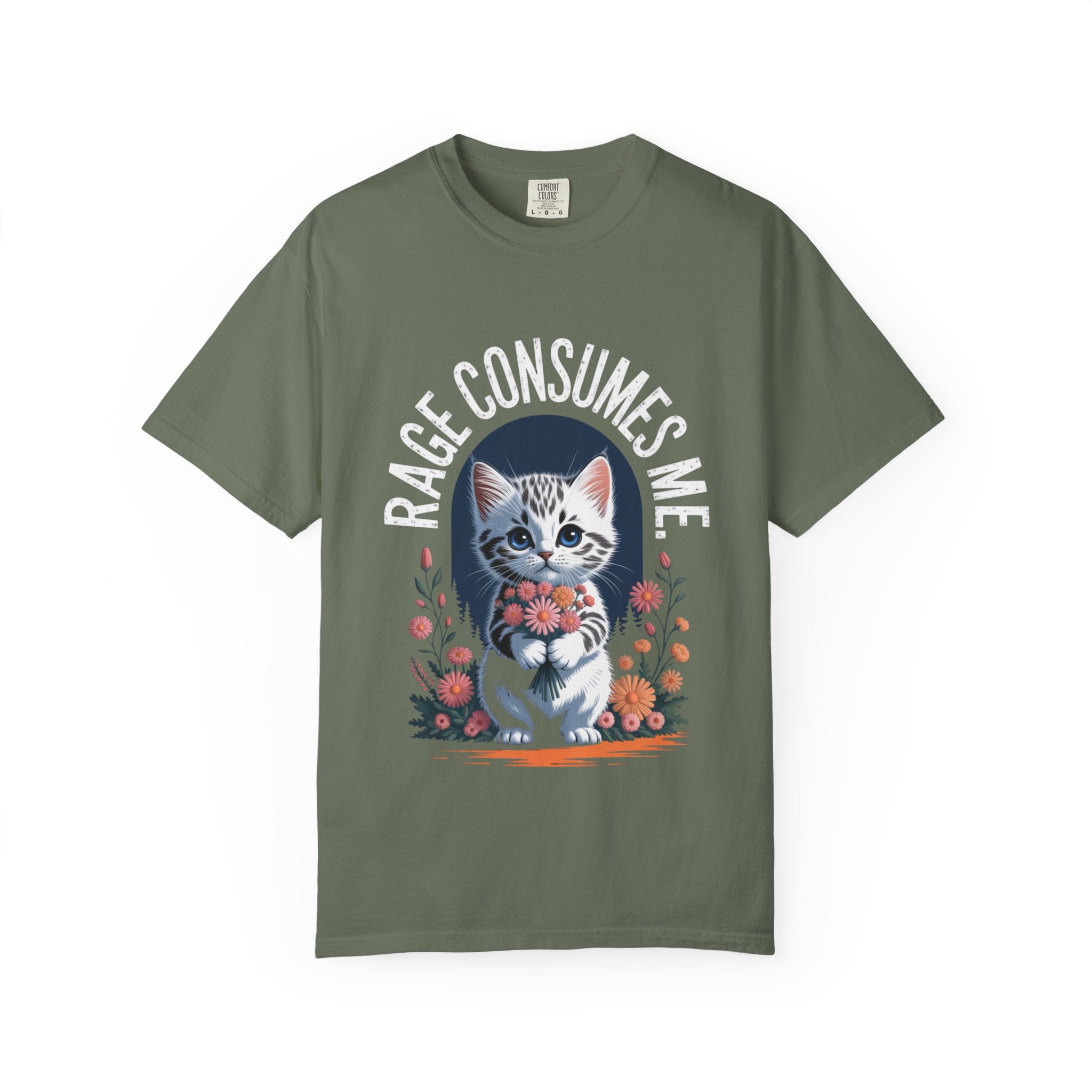 Cat - Kitten Rage Consumes Me T-Shirt