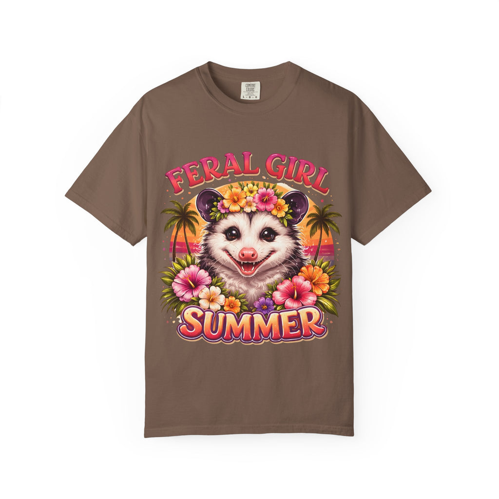 Feral Girl Summer Opossum T-Shirt