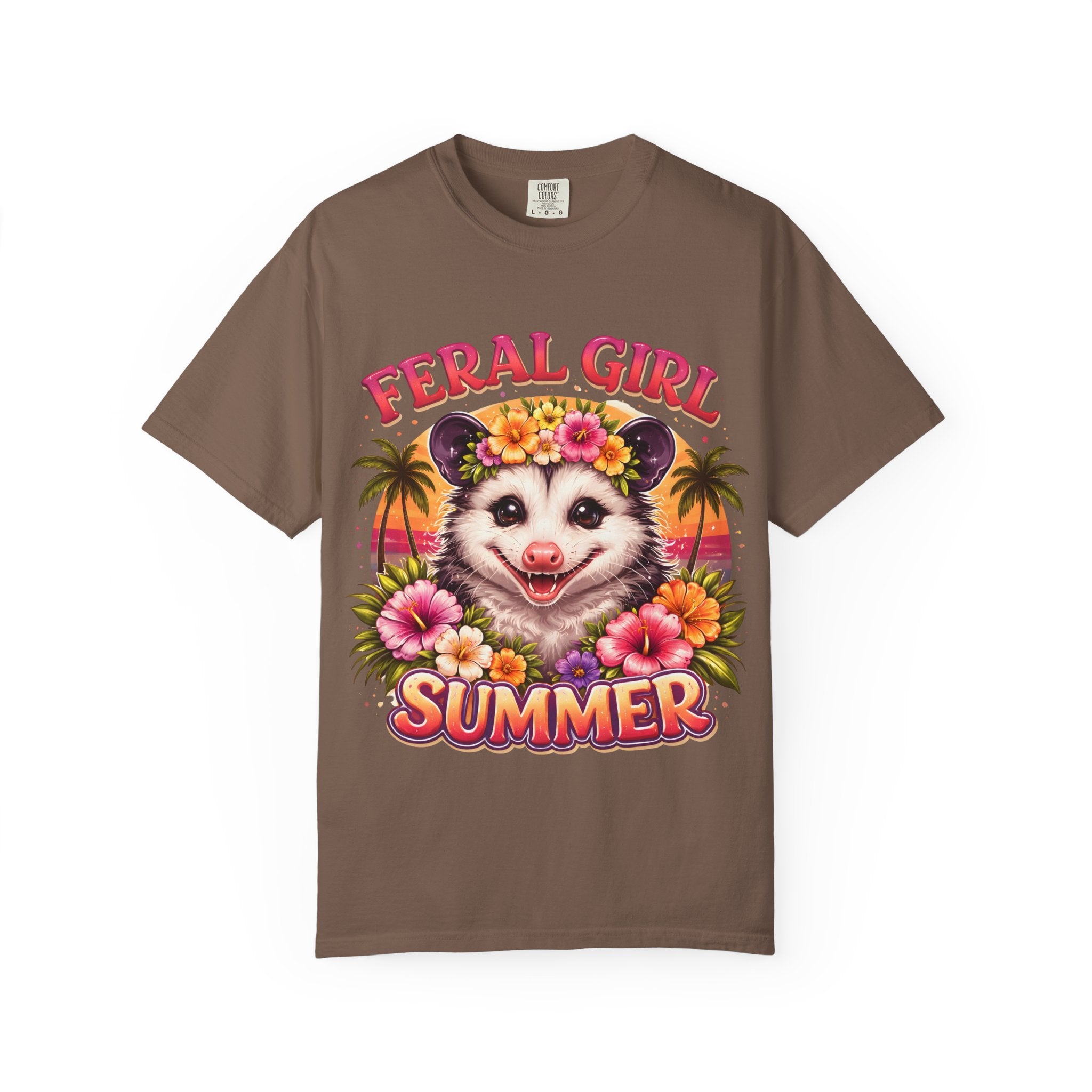 Feral Girl Summer Opossum T-Shirt
