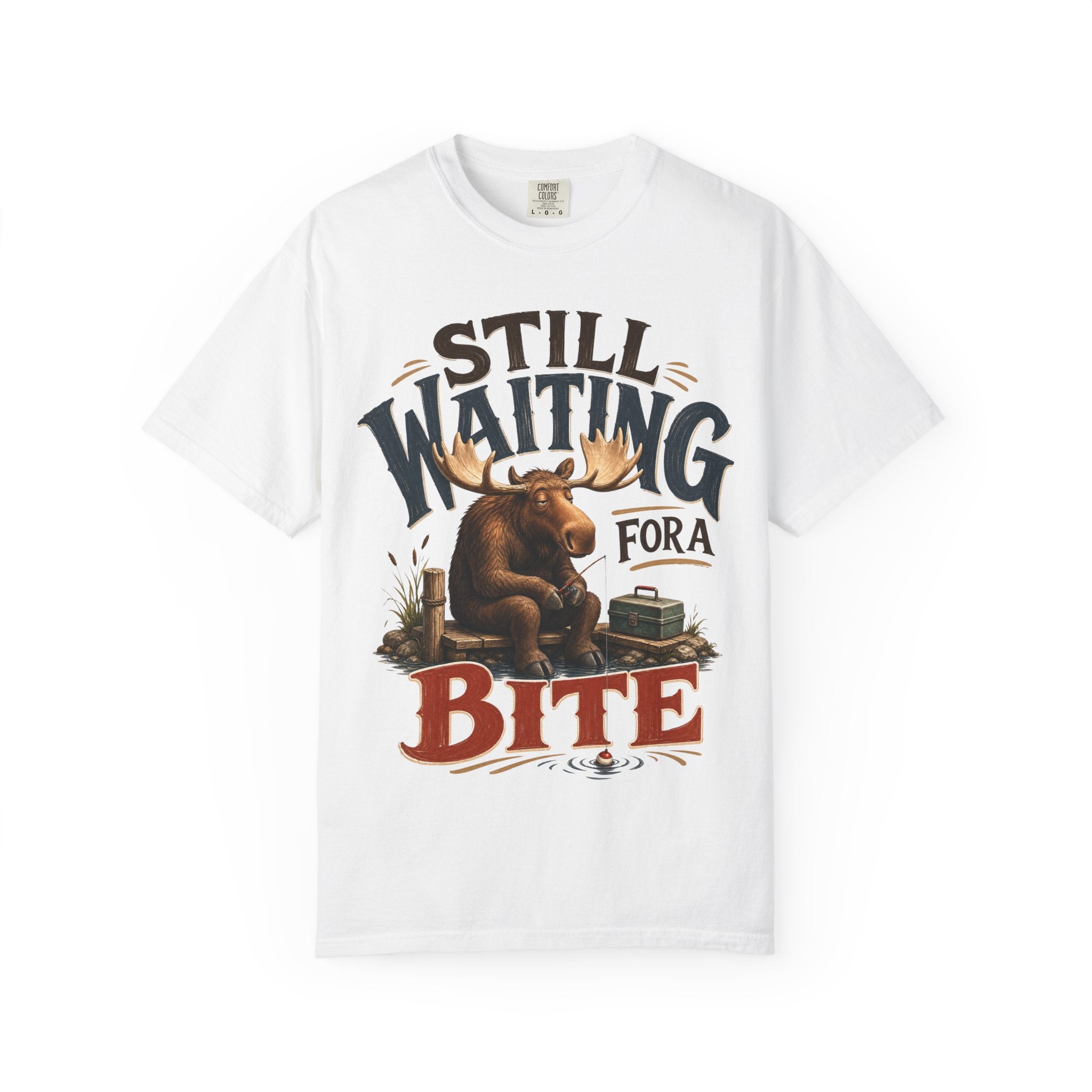Moose Ice Fishing T-Shirt